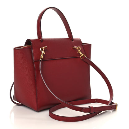 Celine Grained Calfskin Nano Belt Bag Burgundy 2 of 7