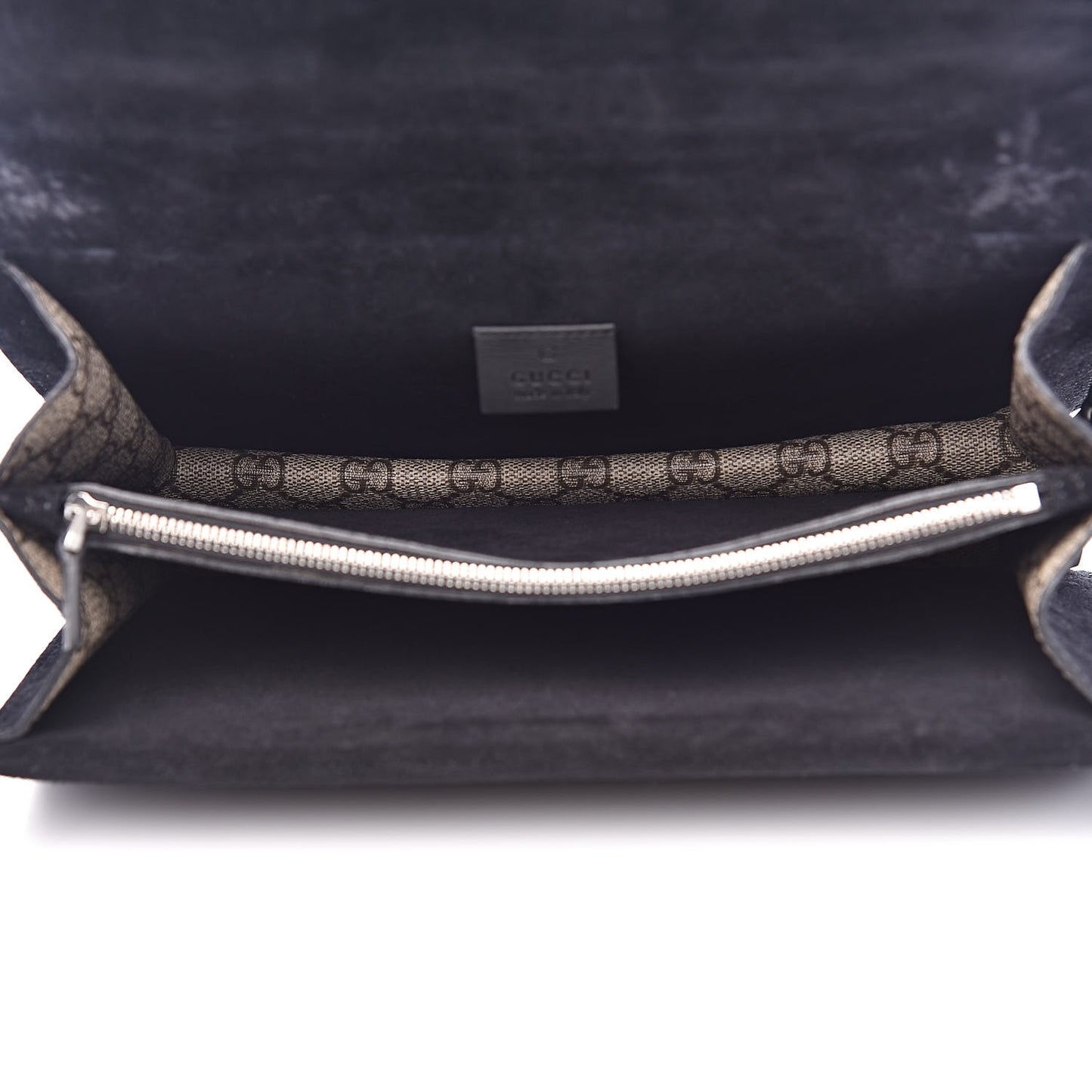 GG Supreme Monogram Small Dionysus Shoulder Bag Black