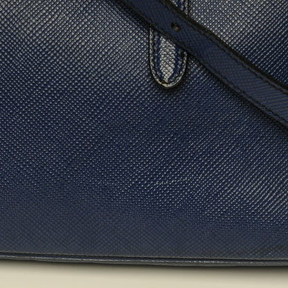Prada Saffiano Cuir Medium Double Handle Tote Inchiostro 7 of 9