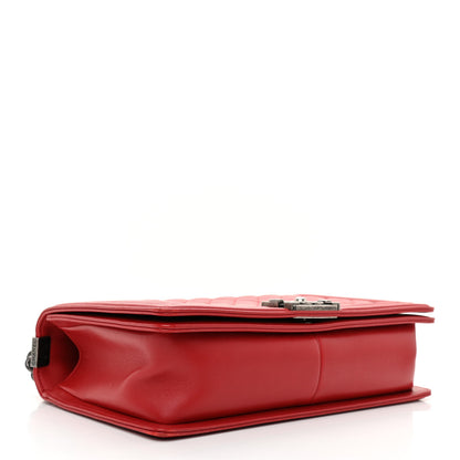 Chanel Lambskin Quilted New Medium Boy Flap Red 4 of 10