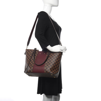 Louis Vuitton Damier Ebene Taurillon Jersey Bordeaux 2 of 11