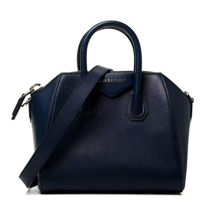 Givenchy Sugar Goatskin Mini Antigona Navy 1 of 4