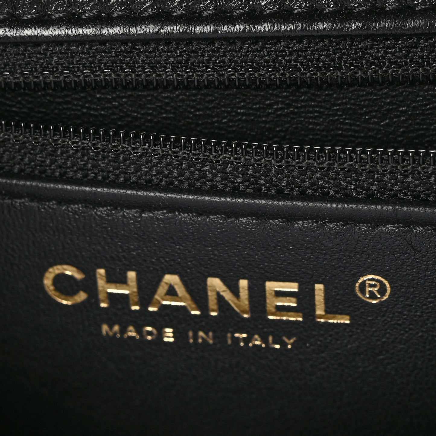 Shearling Lambskin Quilted Furry Coco Flap Black