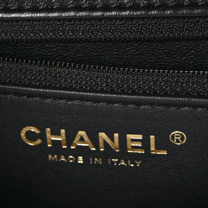 Chanel Shearling Lambskin Quilted Furry Coco Flap Black 6 of 11