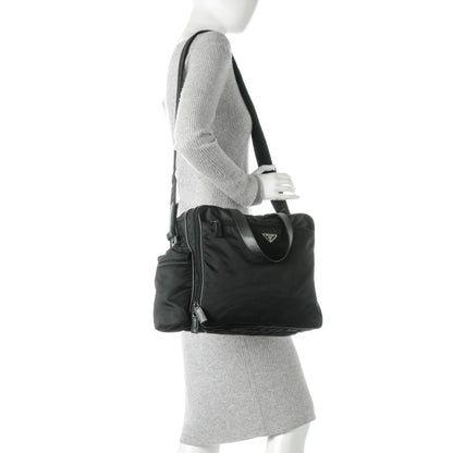 Prada Tessuto Nylon Vela Diaper Bag Black 3 of 8