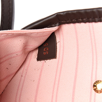 Louis Vuitton Damier Ebene Neo Neverfull MM Rose Ballerine 8 of 11