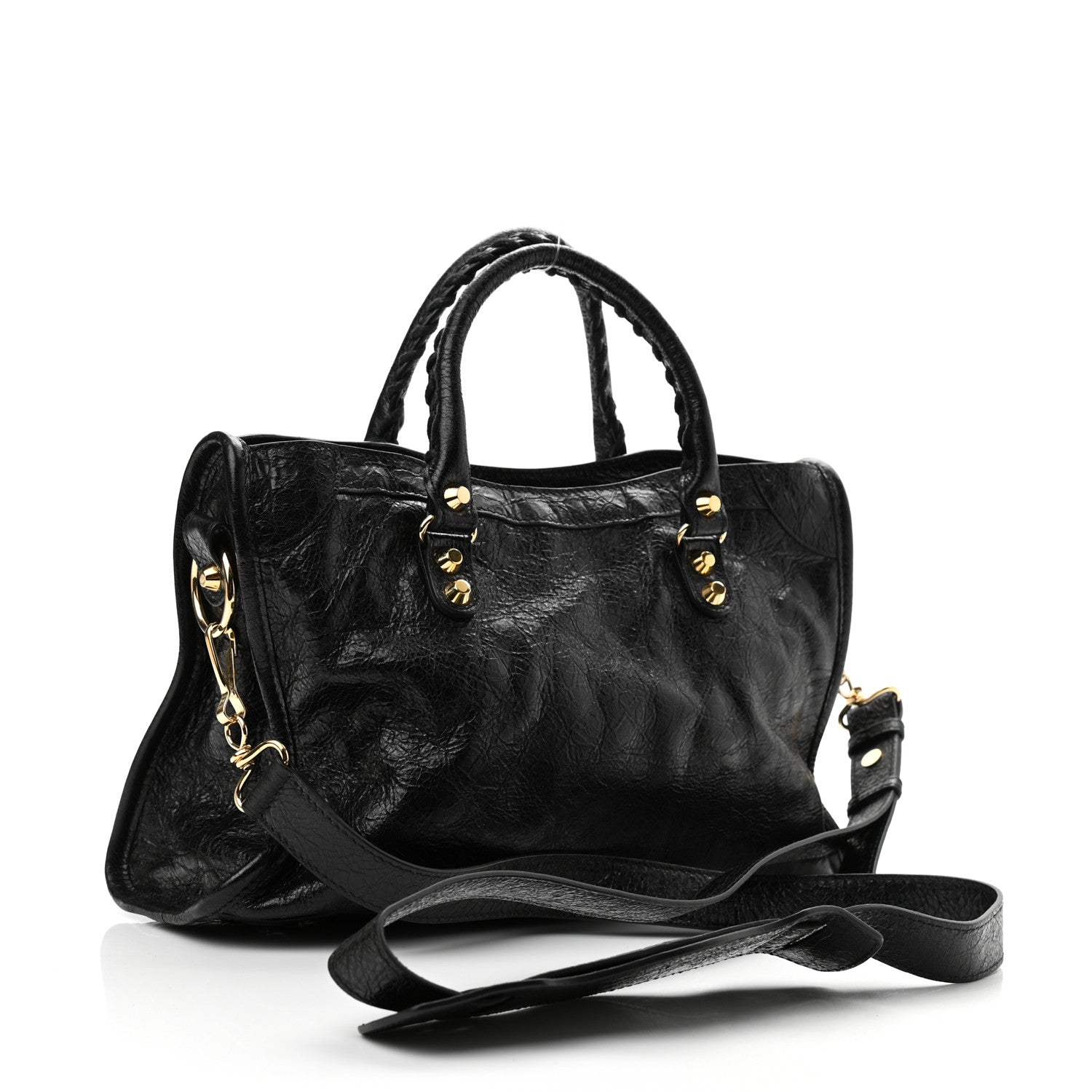 Balenciaga Agneau Classic Gold Hardware S City Black 2 of 9