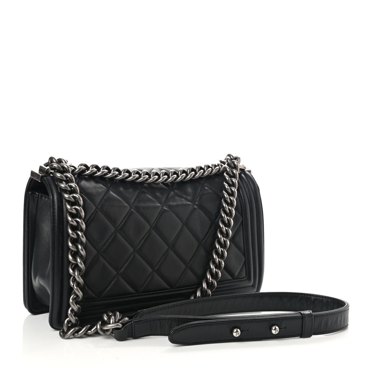 Chanel Calfskin Quilted Small Boy Flap Black 3 of 13