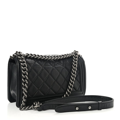 Chanel Calfskin Quilted Small Boy Flap Black 3 of 13
