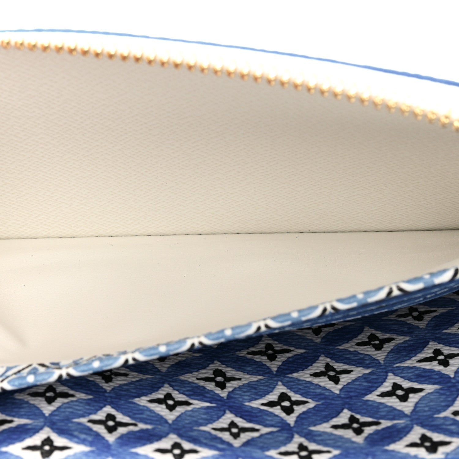 Louis Vuitton Monogram Giant By The Pool Zippy Wallet Resort Blue 9 of 12