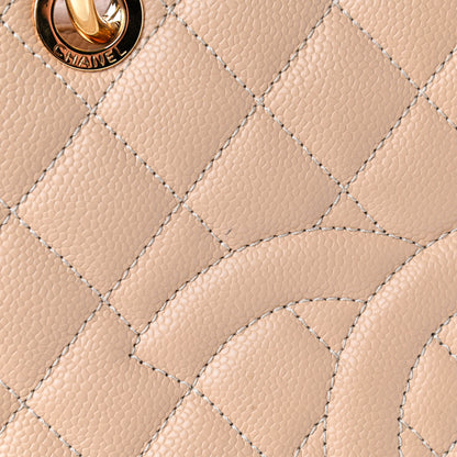 Chanel Caviar Quilted Grand Shopping Tote GST Beige Clair 8 of 8
