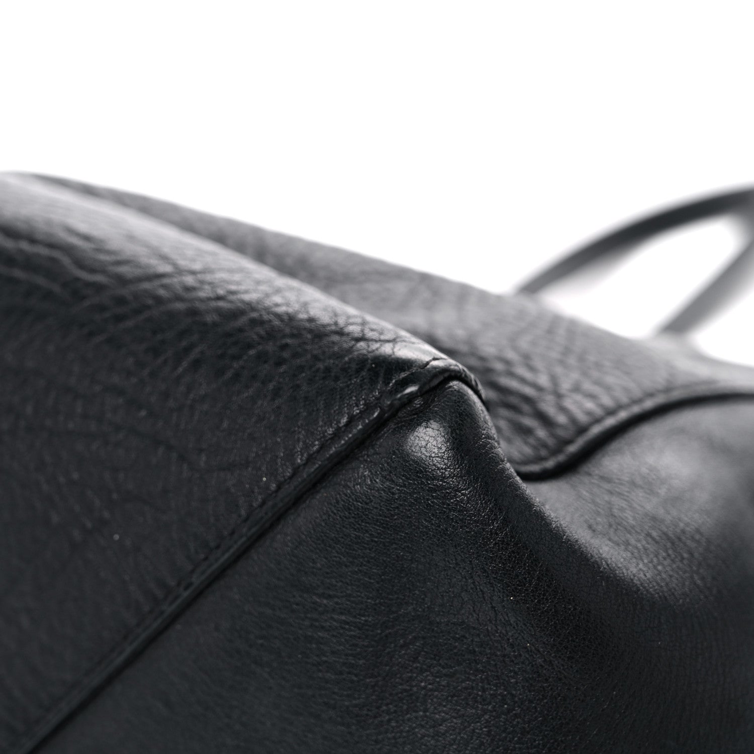 Celine Elephant Calfskin Medium Horizontal Cabas Phantom Black 10 of 19