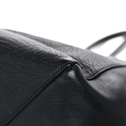 Celine Elephant Calfskin Medium Horizontal Cabas Phantom Black 10 of 19