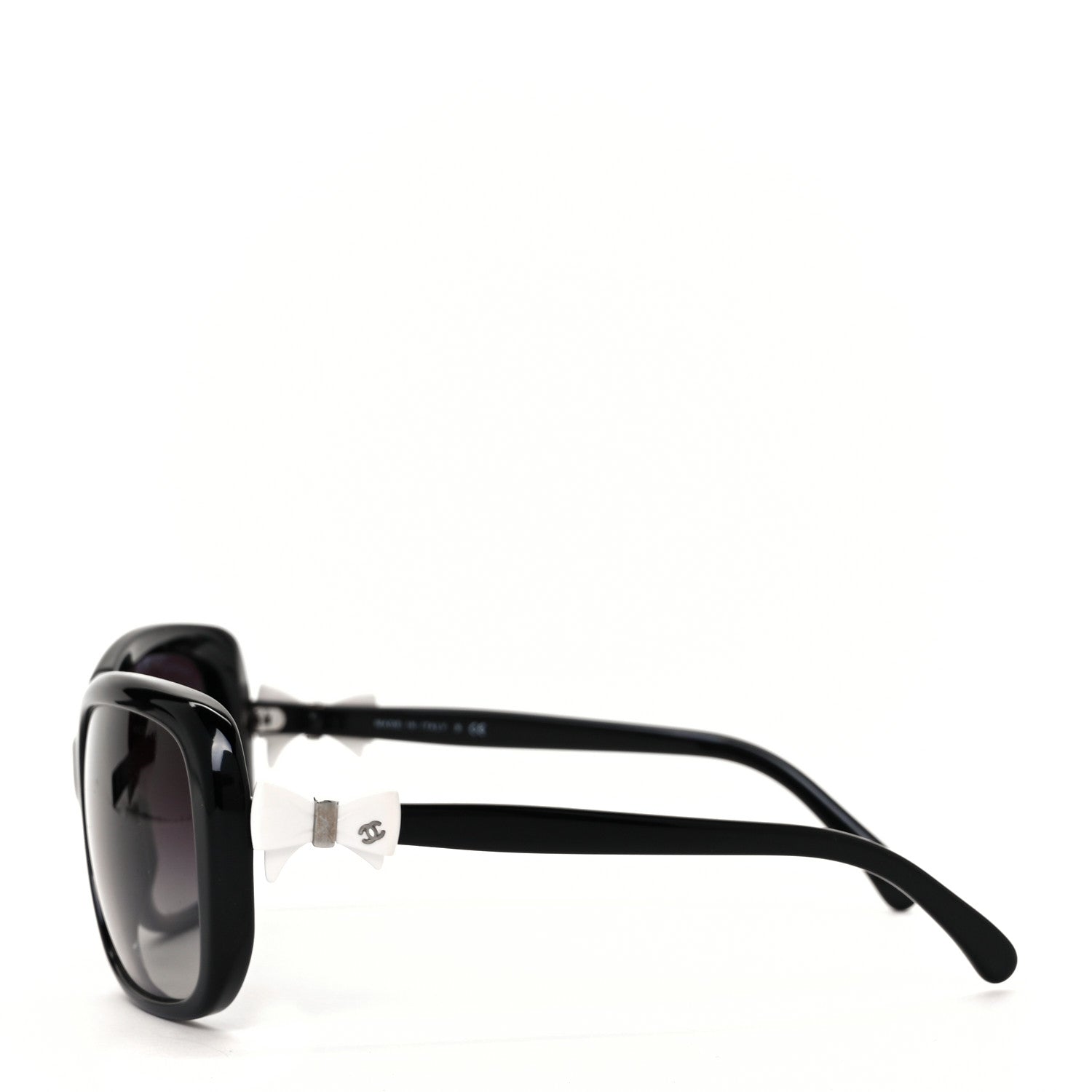 Chanel Acetate CC Bow Sunglasses 5171 Black White 3 of 8