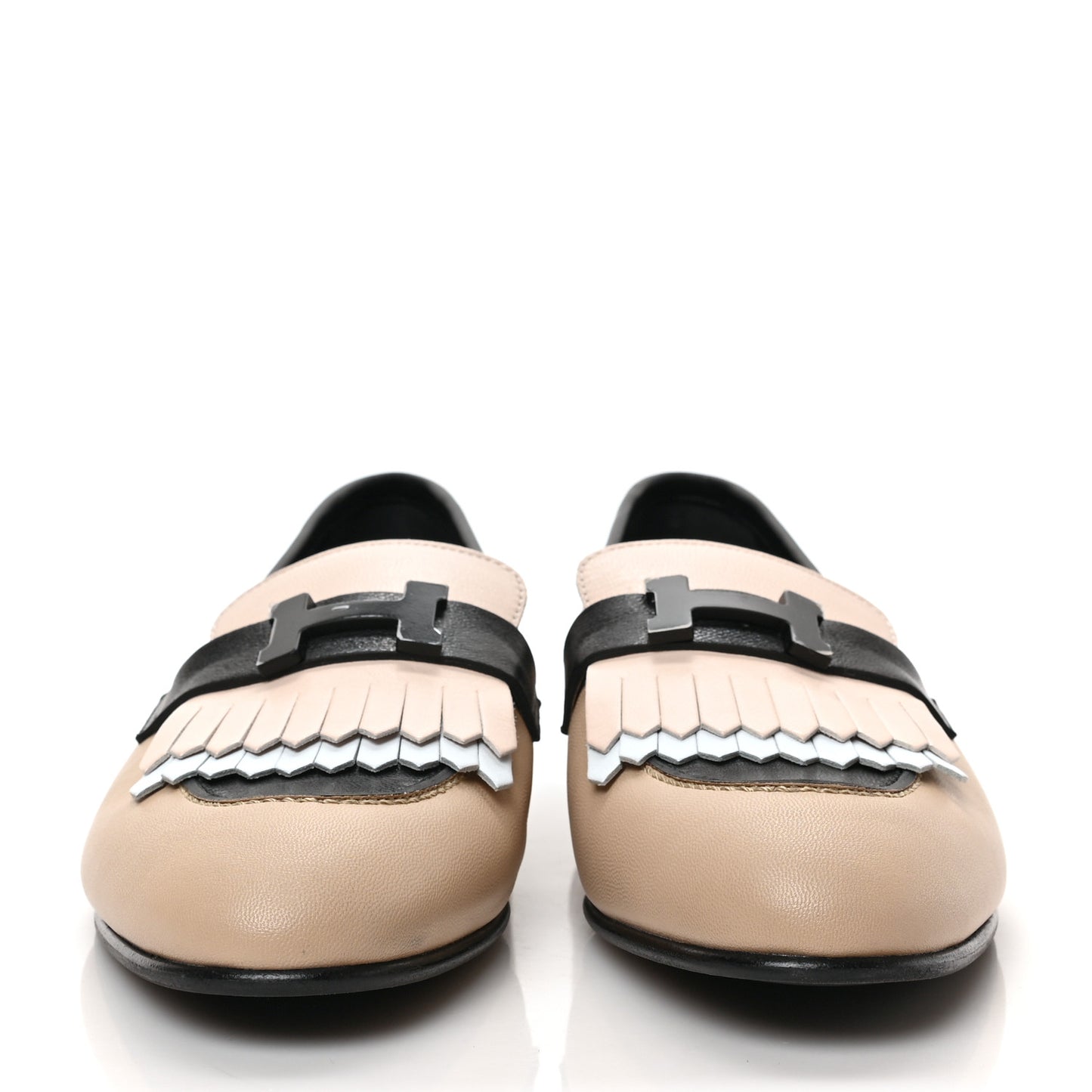 Goatskin Womens Royal Loafers 39.5 Multicolor