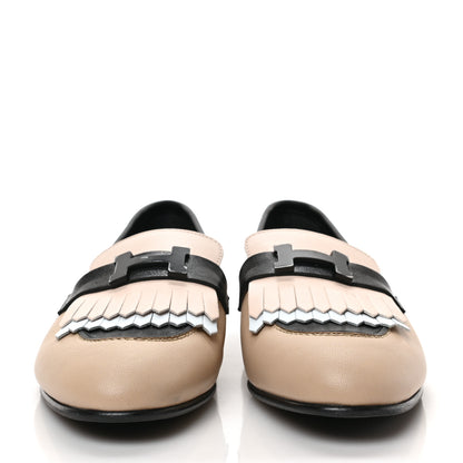 Hermes Goatskin Womens Royal Loafers 39.5 Multicolor 2 of 8