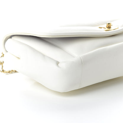 Chanel Lambskin Medium Simply Flap White 6 of 10
