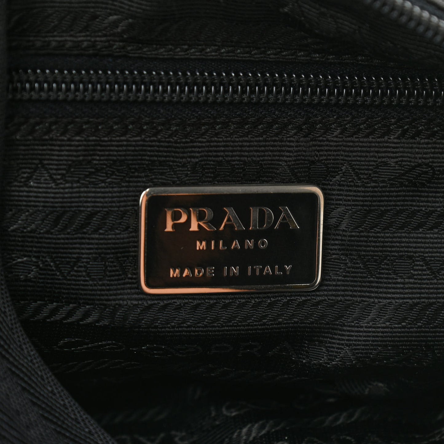 Tessuto Nylon Shoulder Bag Black