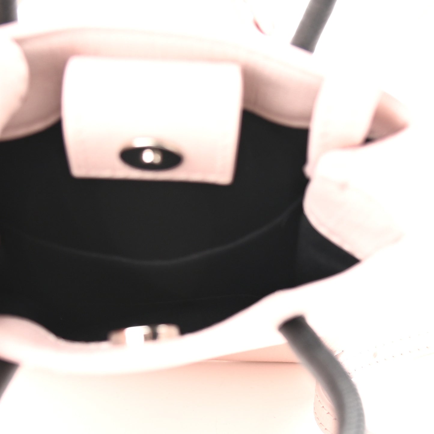 Squared Calfskin Logo Shopping Phone Holder Bag Light Rose