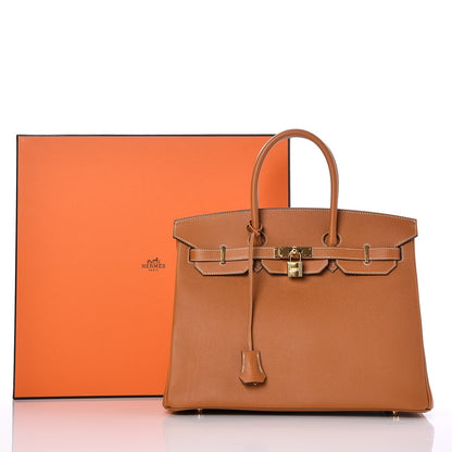 Hermes Epsom Birkin 35 Toffee 34 of 34