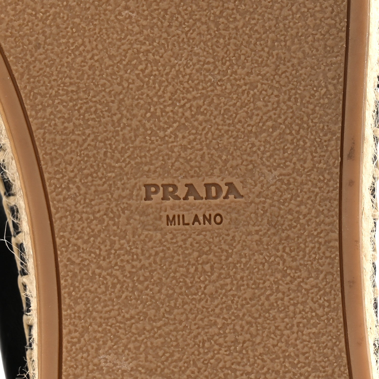 Prada Nappa Logo Cap Toe 20mm Espadrilles 37 Black 7 of 14