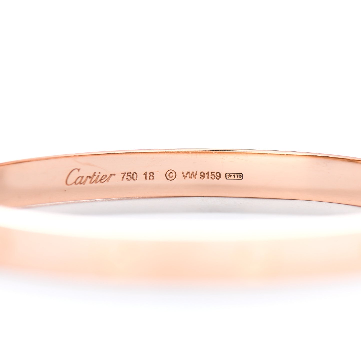 18K Pink Gold LOVE Bracelet 18