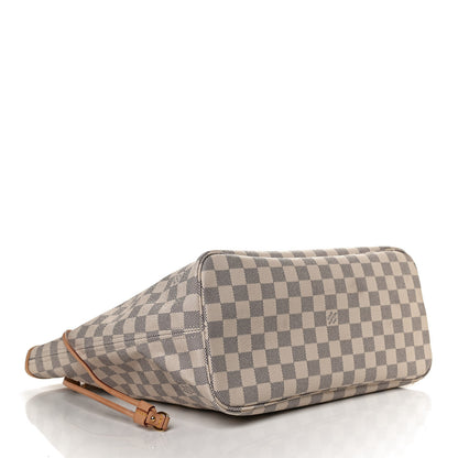 Louis Vuitton Damier Azur Neo Neverfull MM Rose Ballerine 4 of 13