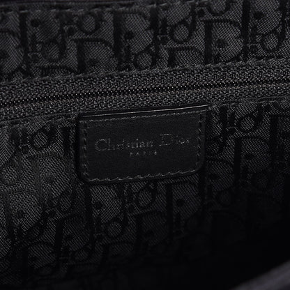 Christian Dior Silk Jersey Crystal Hardcore Clutch Black 6 of 13