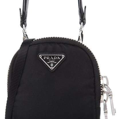 Prada Tessuto Nylon Pocket Mini Bag Black 10 of 10