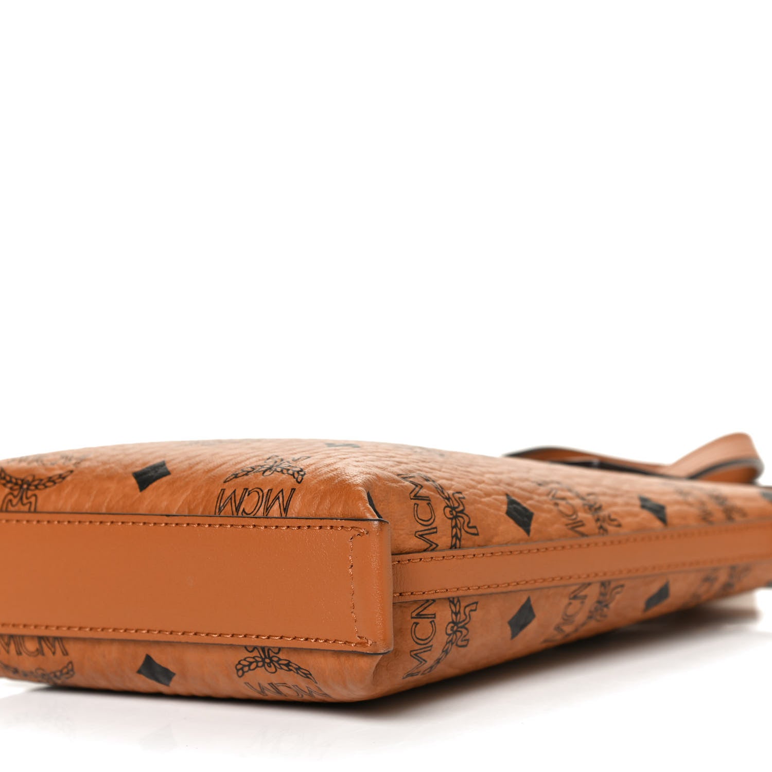 MCM Visetos Essential Crossbody Bag Cognac 9 of 9
