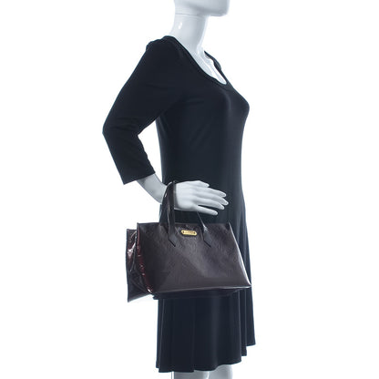 Louis Vuitton Vernis Wilshire PM Amarante 2 of 12
