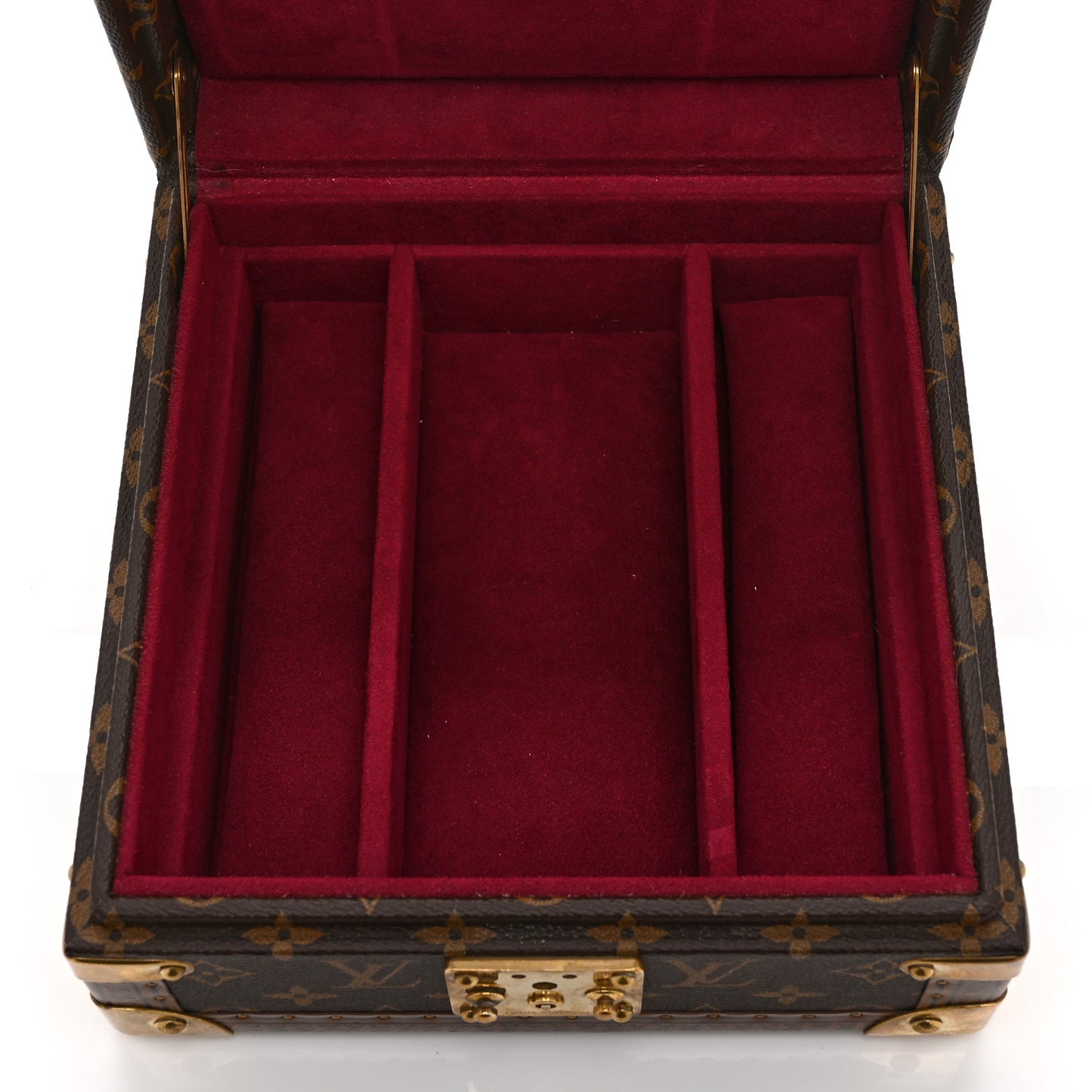 Monogram Jewelry Box Fuchsia
