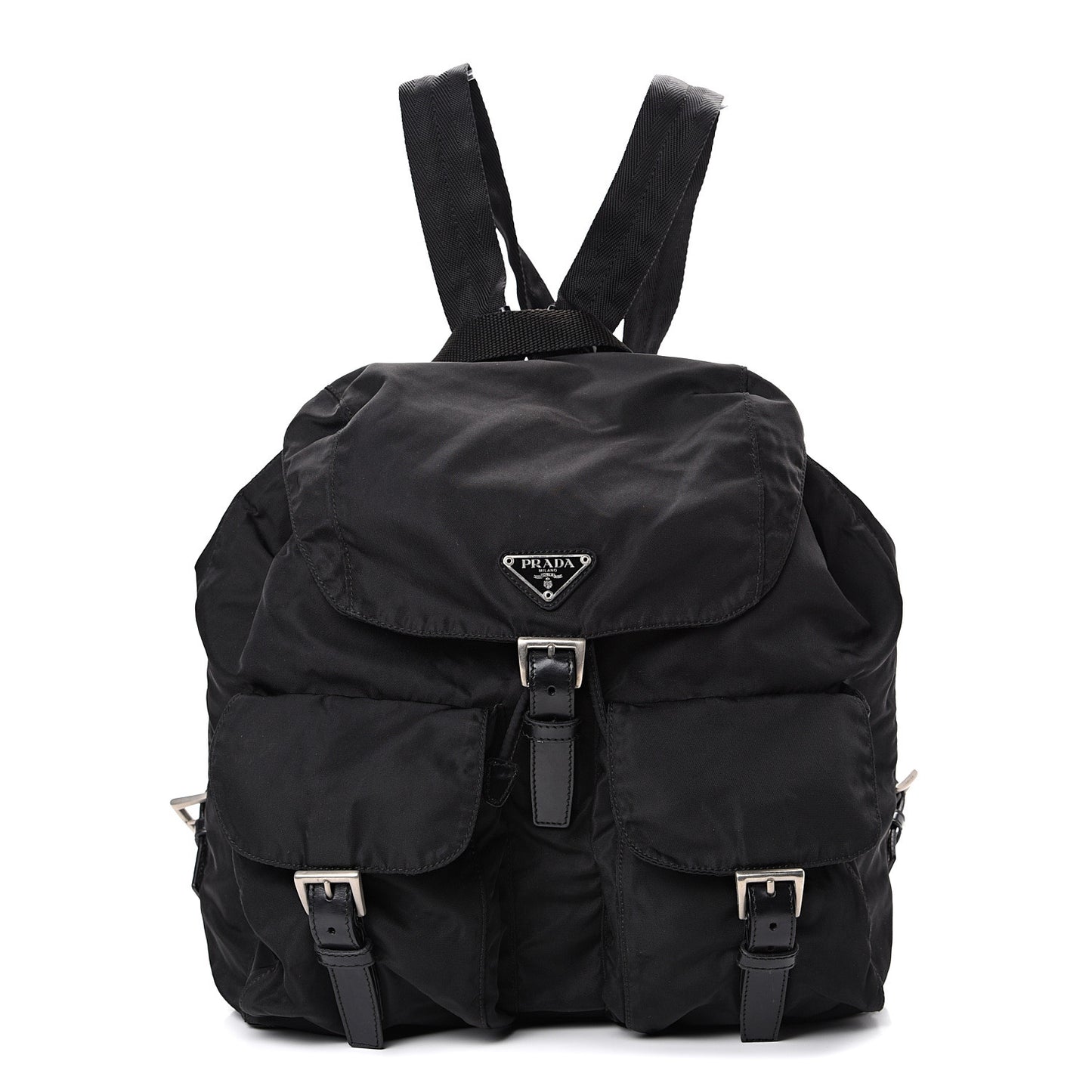Nylon Vela Medium Backpack Black