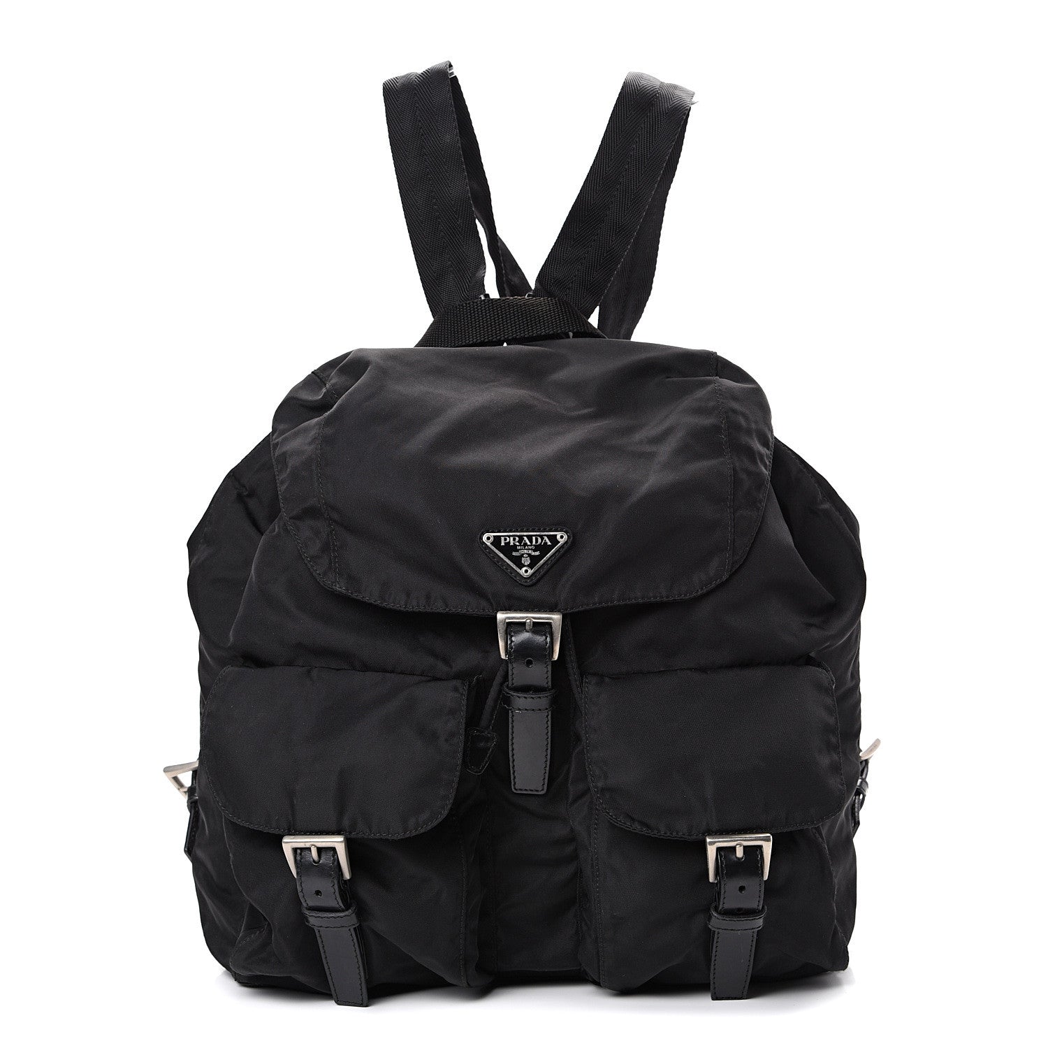 Prada Nylon Vela Medium Backpack Black 1 of 13