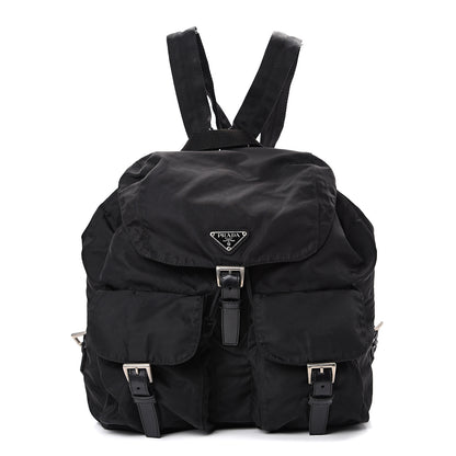 Prada Nylon Vela Medium Backpack Black 1 of 13