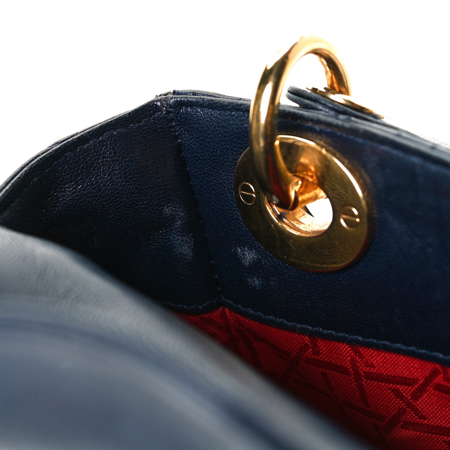 Christian Dior Lambskin Cannage Mini Lady Dior Black 8 of 10