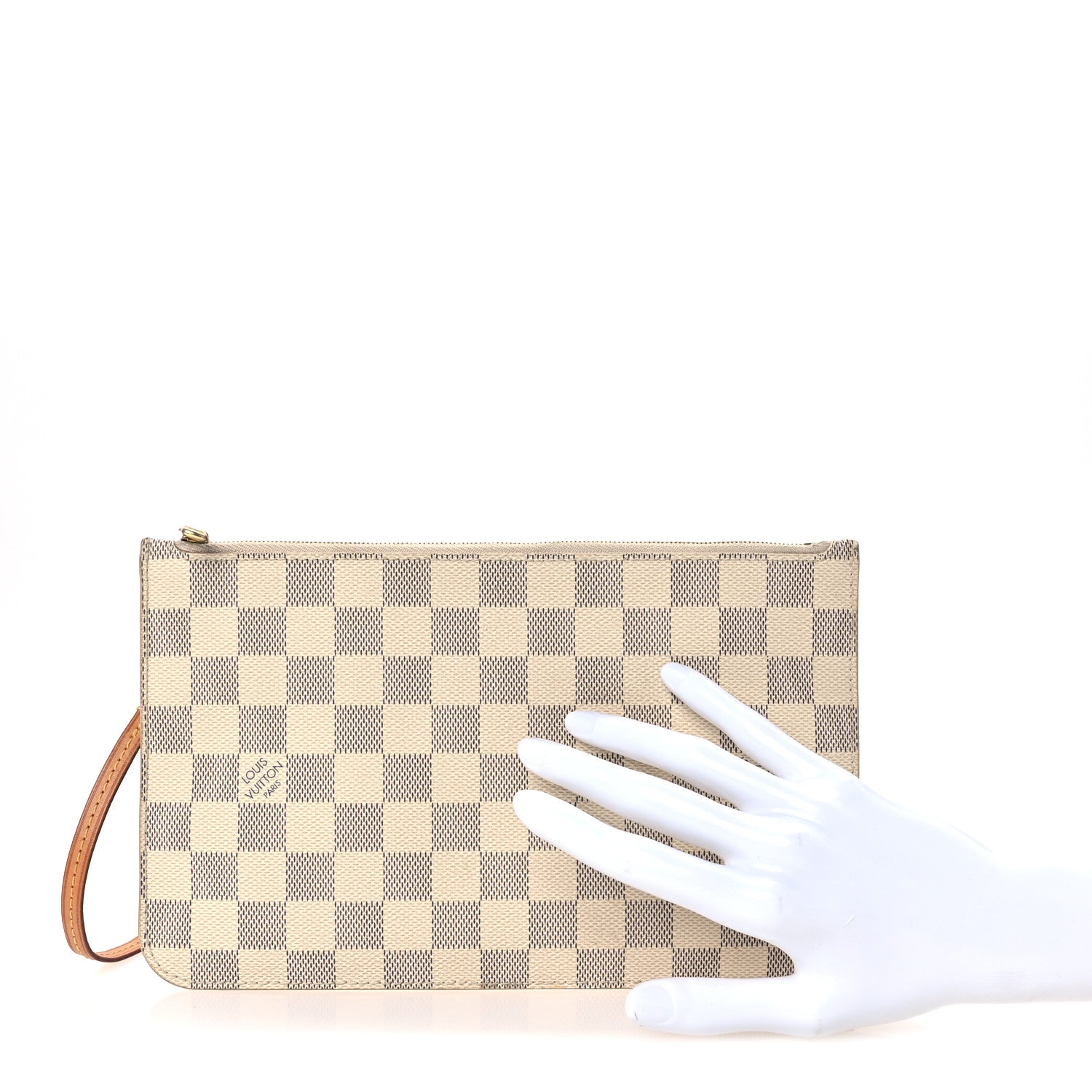 Louis Vuitton Damier Azur Neverfull MM GM Pochette 2 of 8