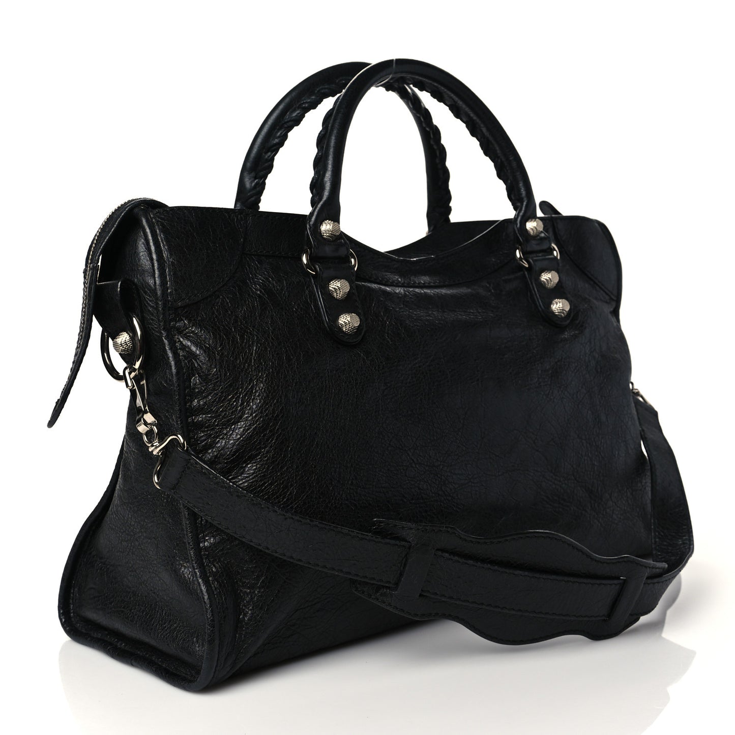 Agneau Giant 12 Silver Hardware City Black
