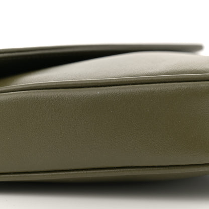 Celine Smooth Calfskin Triangle Crossbody Bag Green 8 of 10