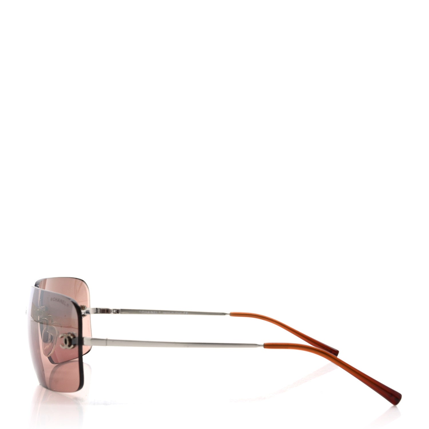 Chanel Metal CC Logo Sunglasses 4017 Brown 3 of 7