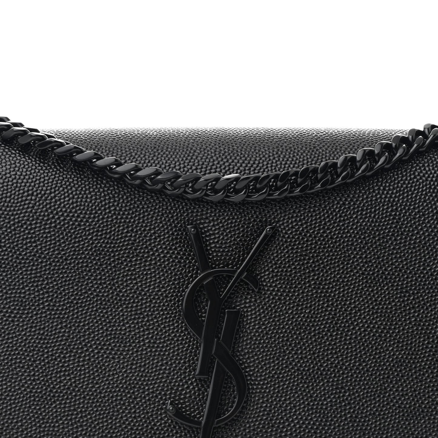 Grain De Poudre Small Monogram Monochrome Kate Satchel Black