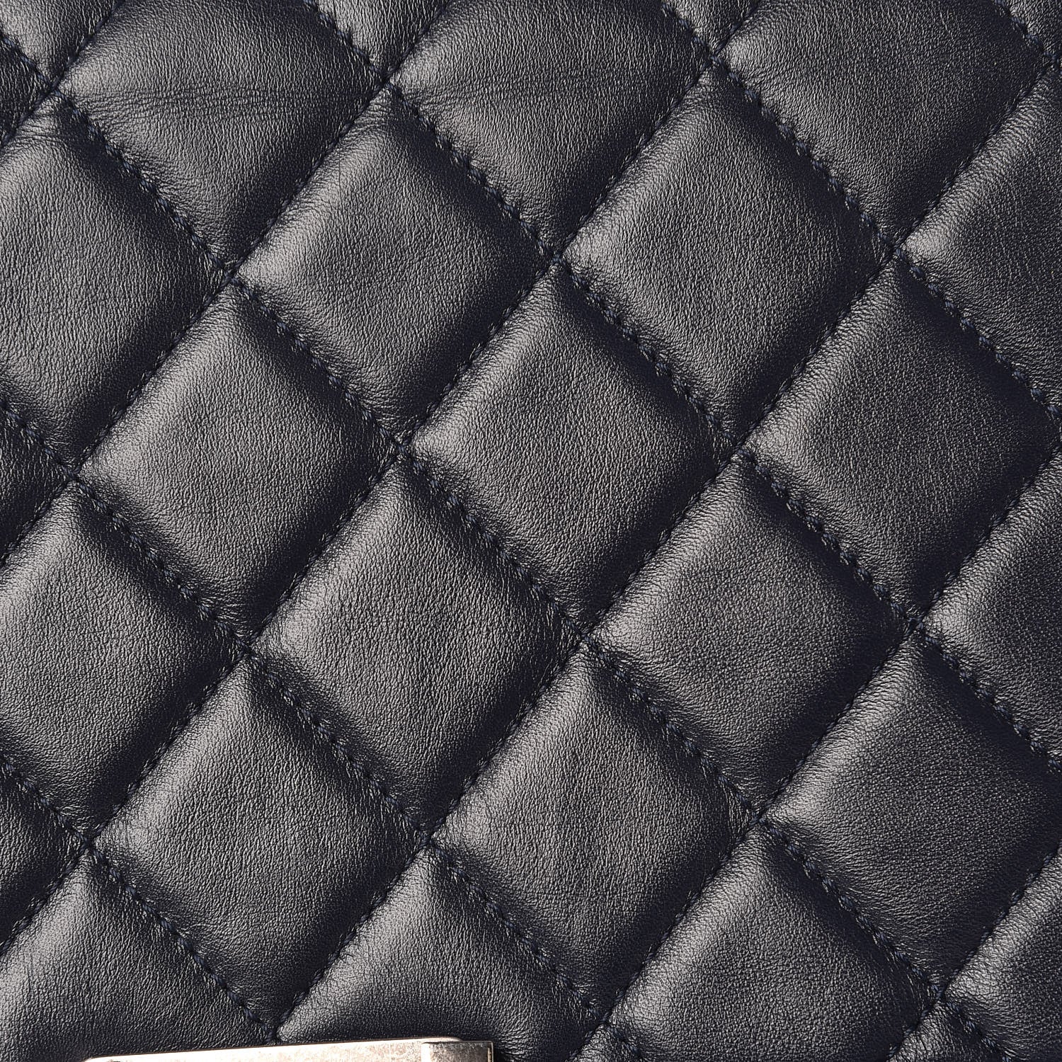 Chanel Lambskin Quilted New Medium Boy Flap Navy 12 of 15