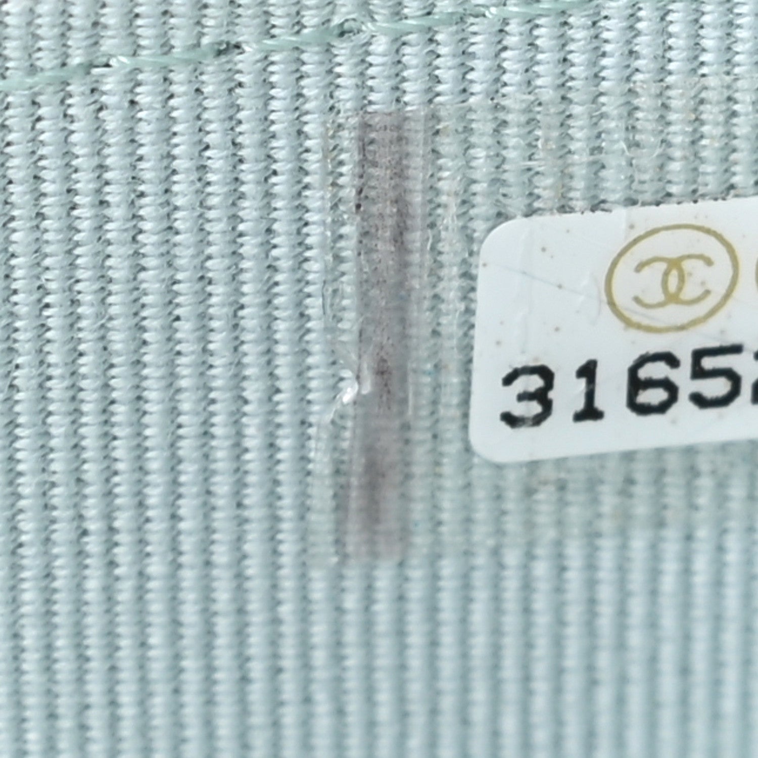 Chanel Lambskin Quilted Small Top Handle Vanity Case With Chain Light Blue 6 of 10