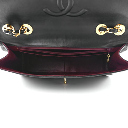 Chanel Lambskin Quilted XL Jumbo Single Flap Black 5 of 12