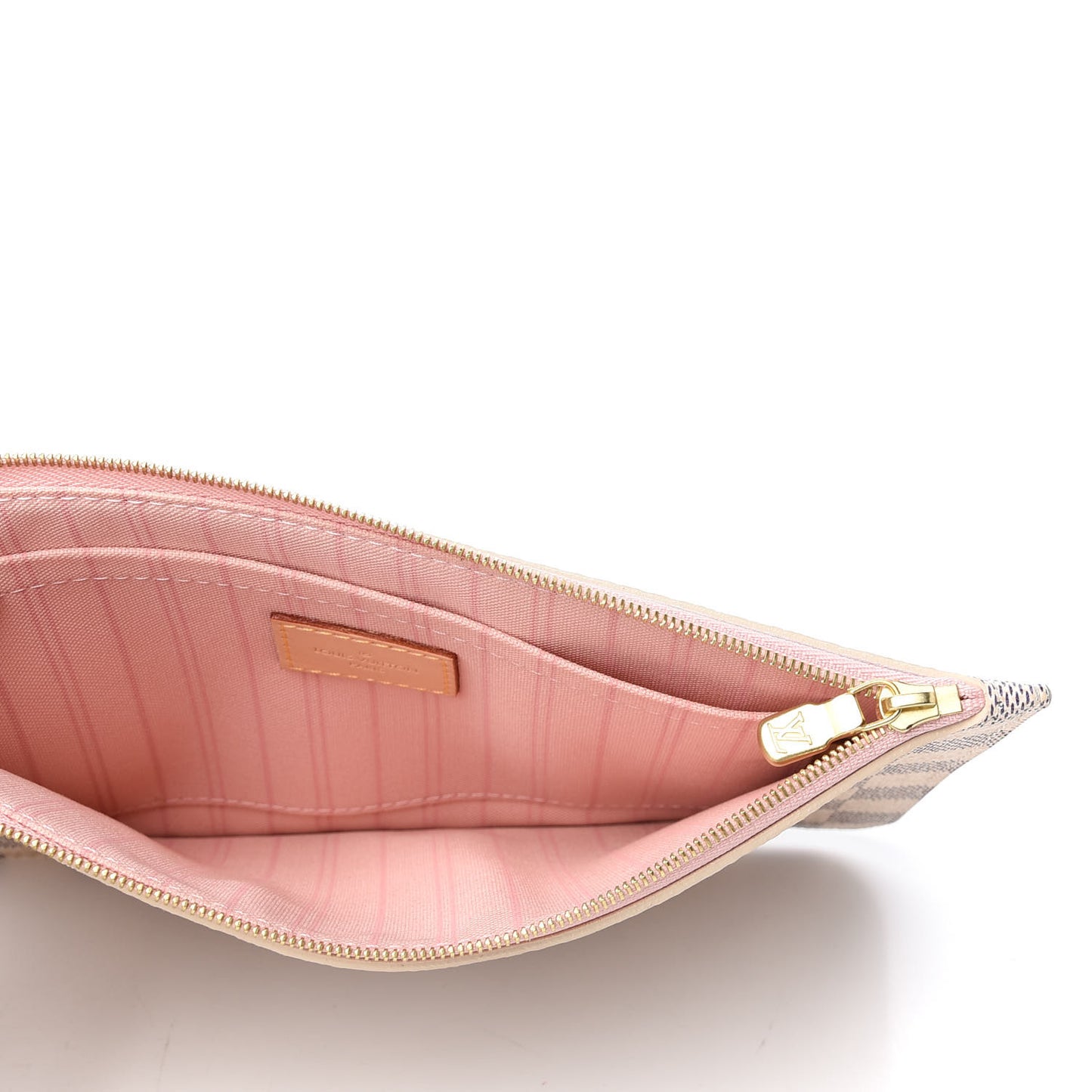 Damier Azur Neverfull MM GM Pochette Rose Ballerine