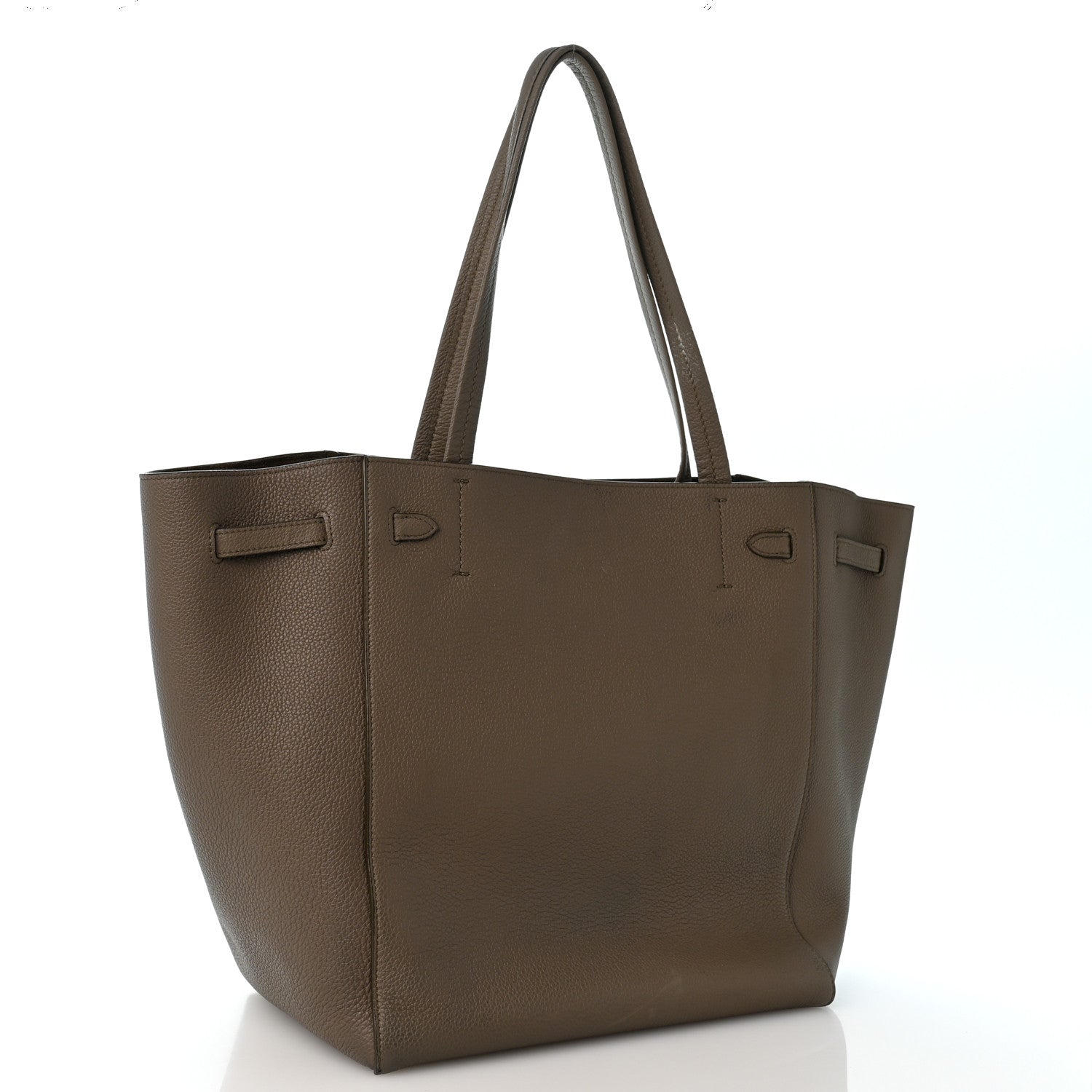 Celine Soft Grained Calfskin Medium Belt Cabas Phantom Taupe 3 of 12