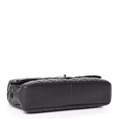 Chanel Caviar Quilted Jumbo Easy Flap Black 4 of 10
