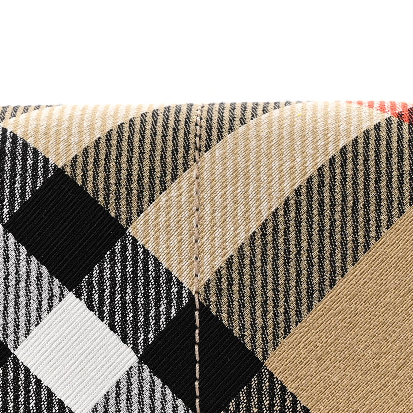 Jacquard Check Snip Bag Sand