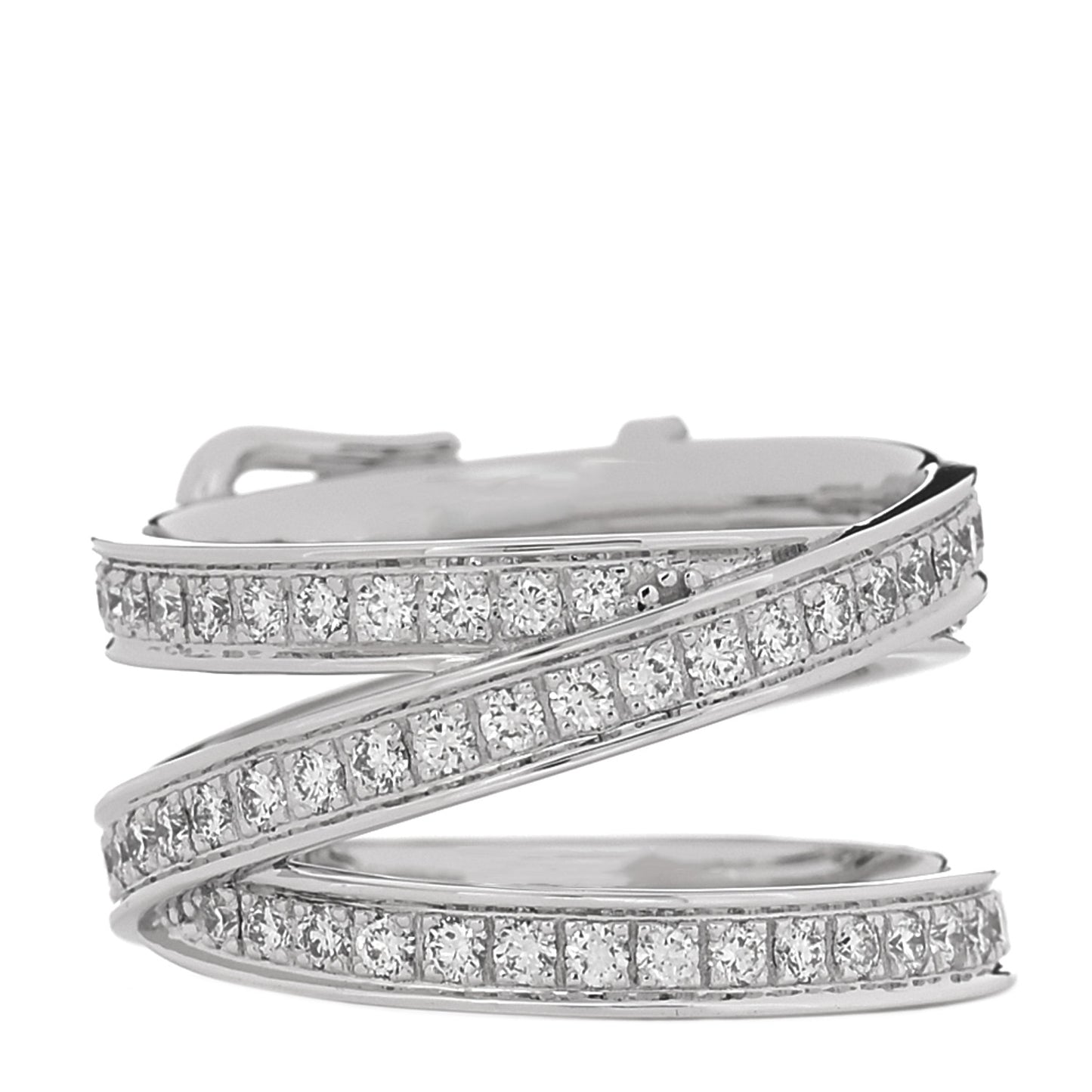 18K White Gold Diamond GM Etriviere Ring  54 7