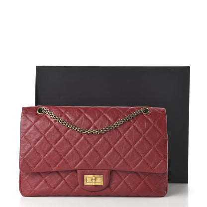 Chanel Aged Calfskin Quilted 2.55 Reissue 227 Flap Red 11 of 11